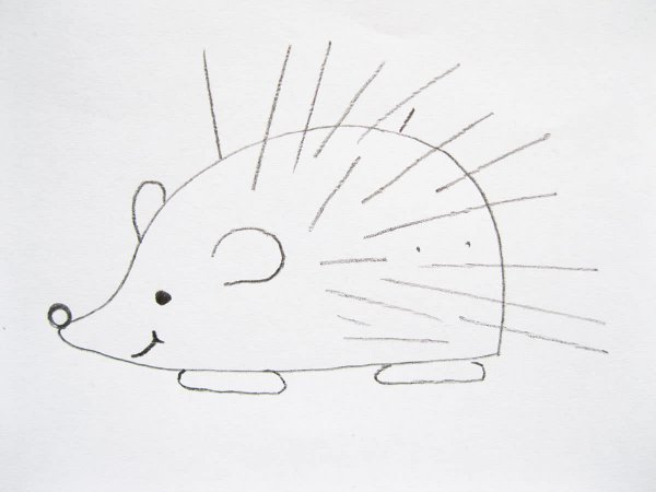 Рисование Ежик