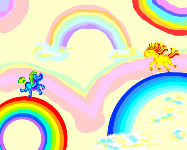 Радуга рисунок для детей