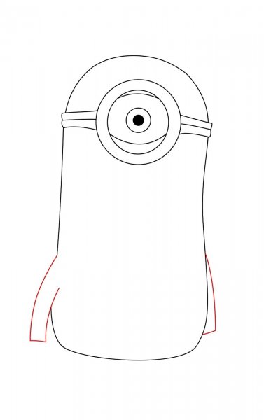 Рисунки пошагово Миньон