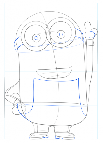 Миньоны рисовать карандашом