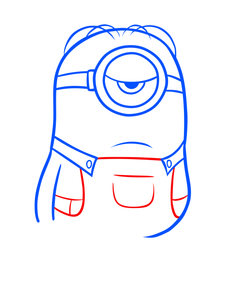 Миньон простым карандашом