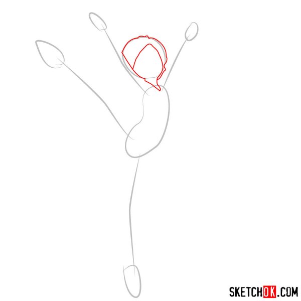 Как научиться рисовать балерину карандашом поэтапно для начинающих