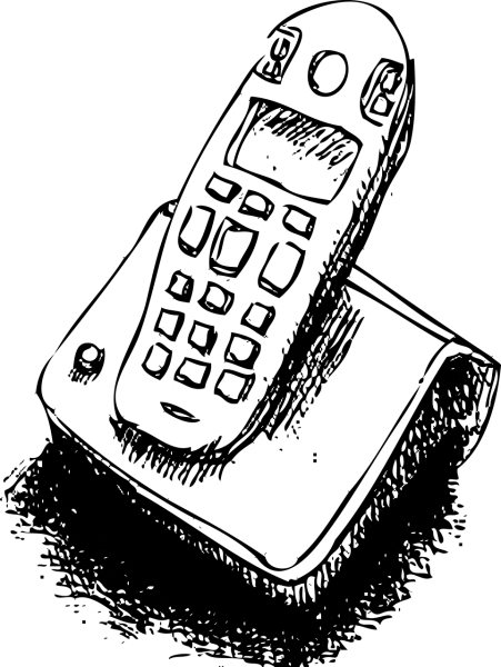 Радиотелефон рисунок