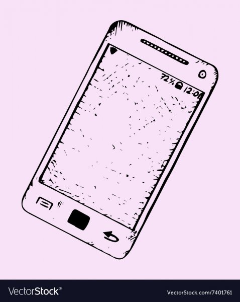 Лёгкие рисунки на телефоне