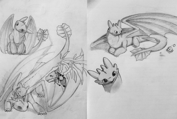 Беззубик рисунок карандашом