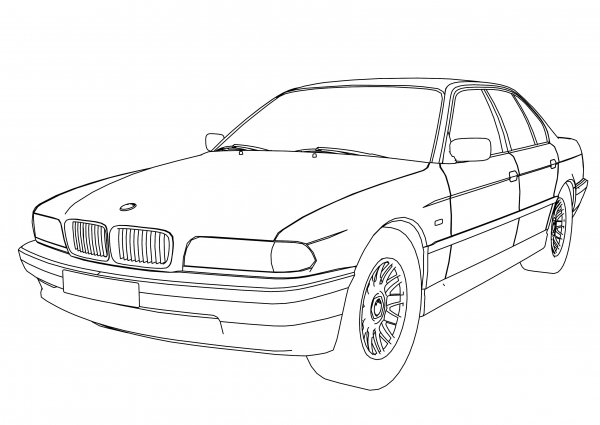 BMW e34 в м раскрассе