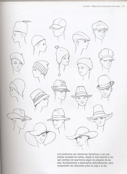 Наброски головных уборов