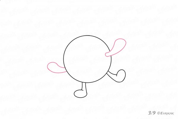 Копатыч из смешариков карандашом