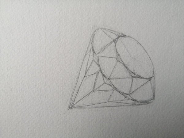 Алмаз рисовать карандашом