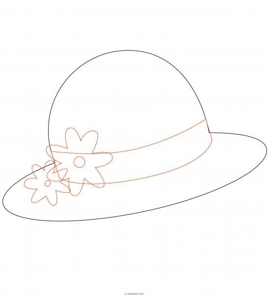 Шляпки для срисовки