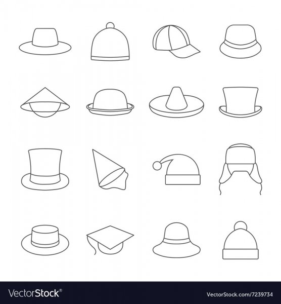 Рисунки панамки для бумажных сюрпризов