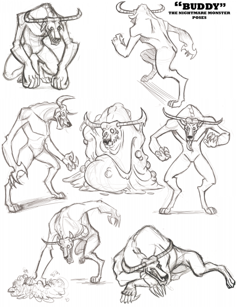 Анатомия монстров для рисования