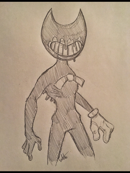 Зарисовка карандашом БЕНДИ