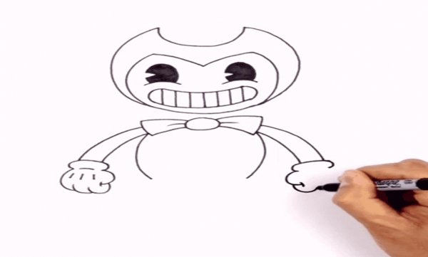 How to draw Bendy