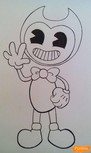 Рисунки БЕНДИ для срисовки