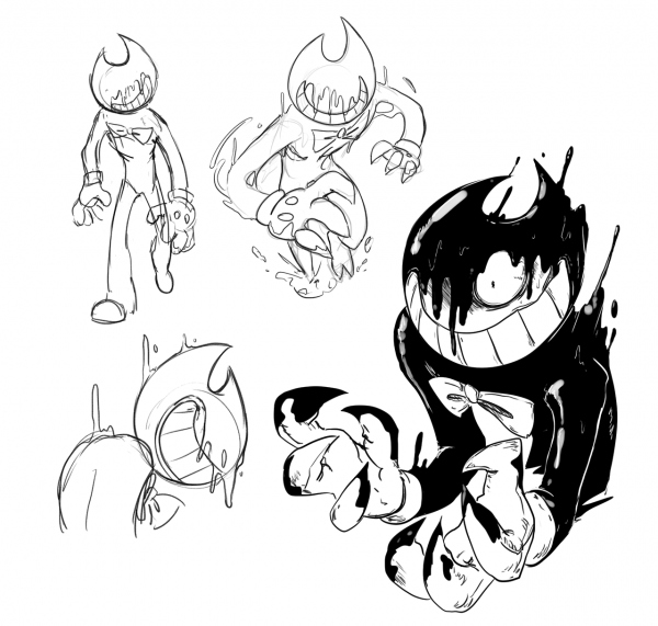 Зверский БЕНДИ раскраска