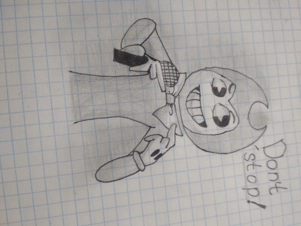 Рисунки по клеточкам БЕНДИ И чернильная машина