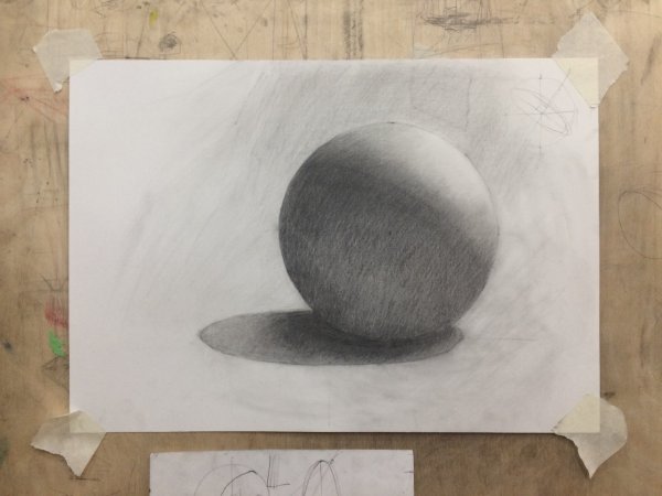 Основы академического рисунка шар