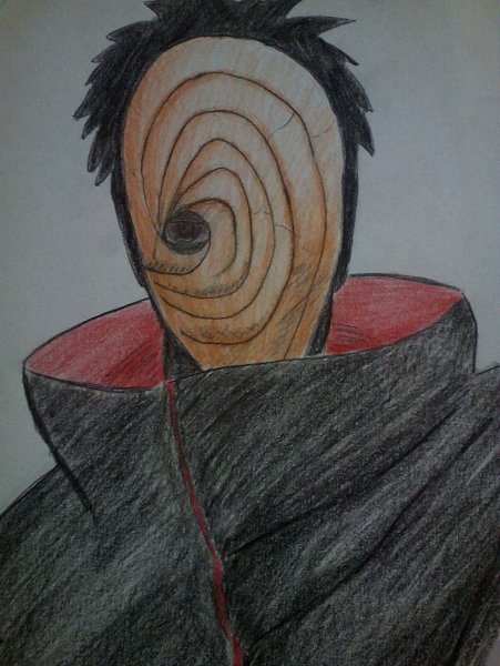 Скетч Наруто Тоби