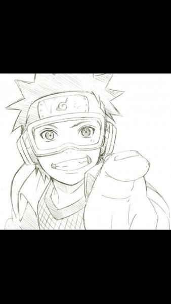 Обито карандашом