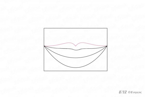 Кака нарисовать улыбку