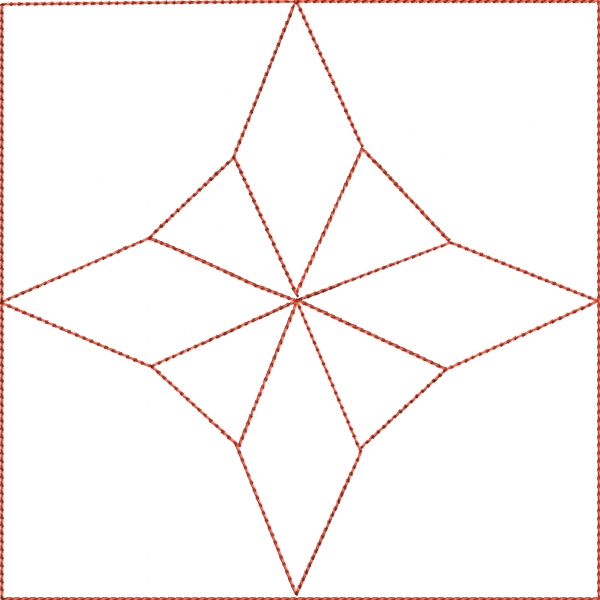 Чертеж звезды пятиконечной