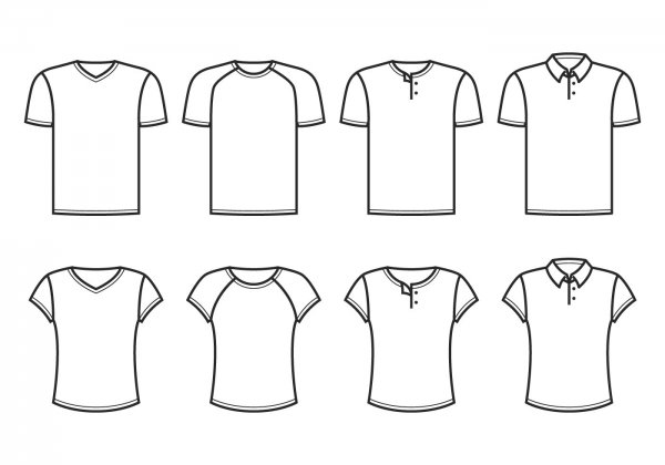 Футболка вектор