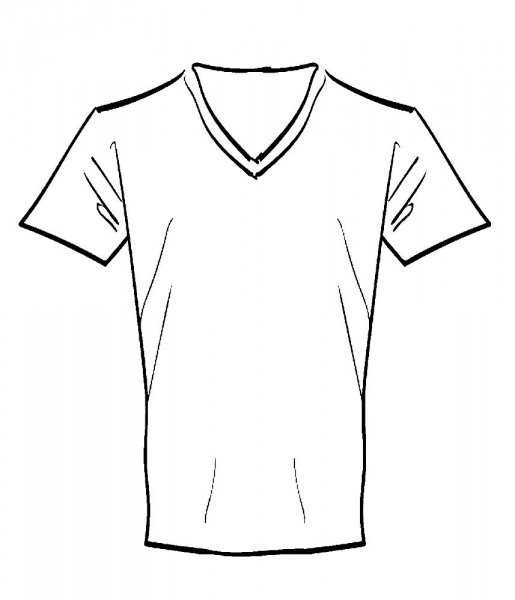 Футболка раскраска