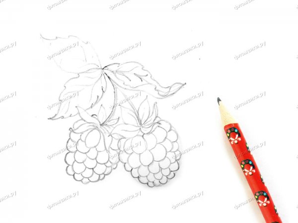 Малиновый карандаш для рисования