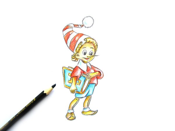 Рисование Буратино