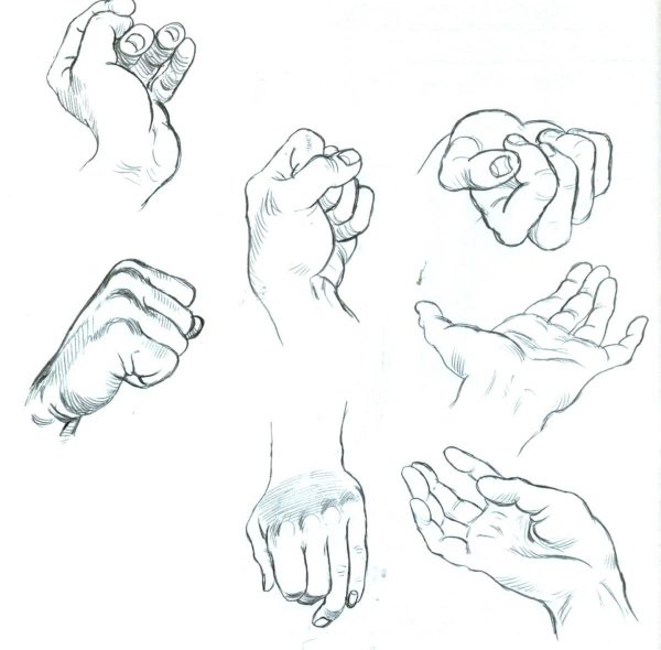 Зарисовки рук