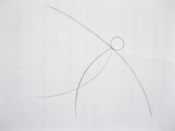 Поэтапное рисование ласточки