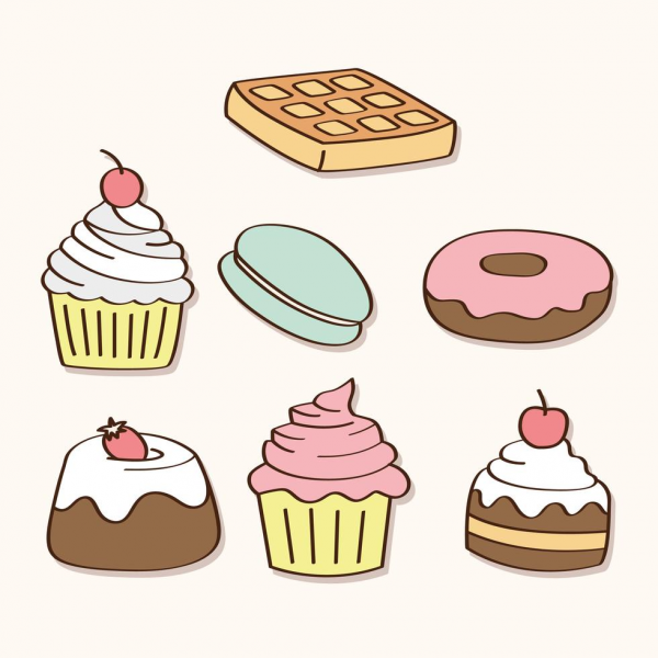 Рисунки для срисовки сладости