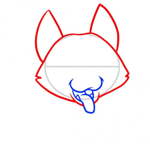 Нарисовать злую собаку карандашом поэтапно для начинающих