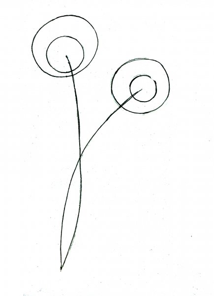 Рисунки линиями простые