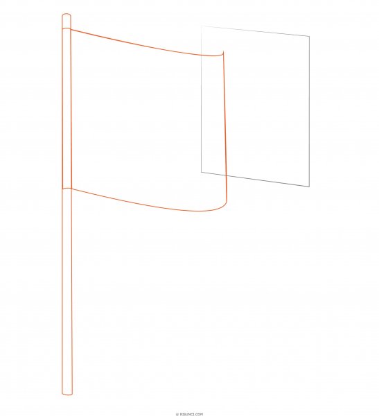 Как рисуется флажок