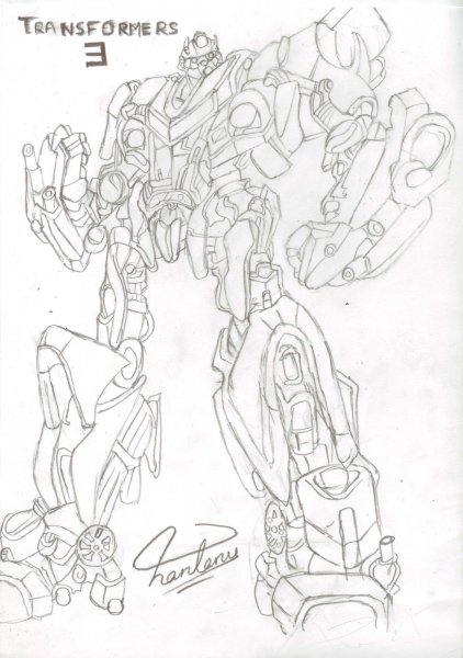 Бамблби карандашом