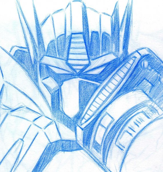 Робот Бамблби трансформер нарисовать