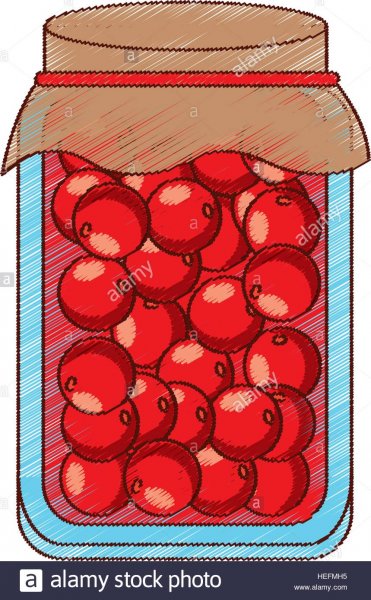 Банка компота рисунок