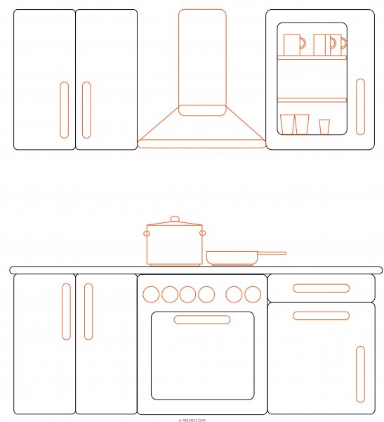 Кухня рисунок