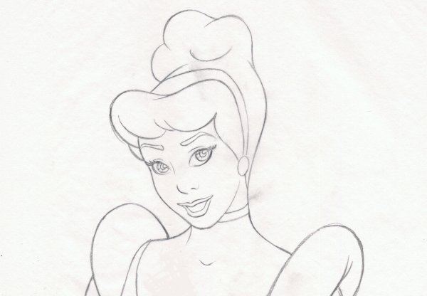 Золушка карандашом