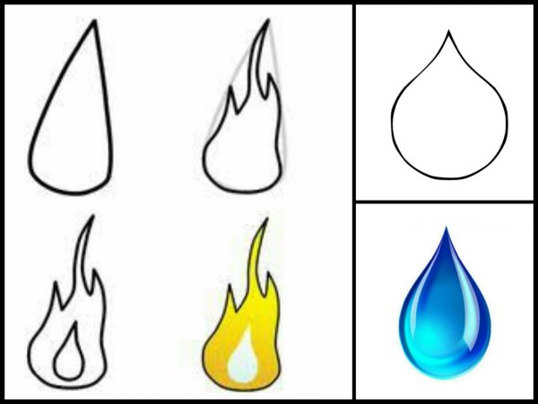 Огонь карандашом для начинающих