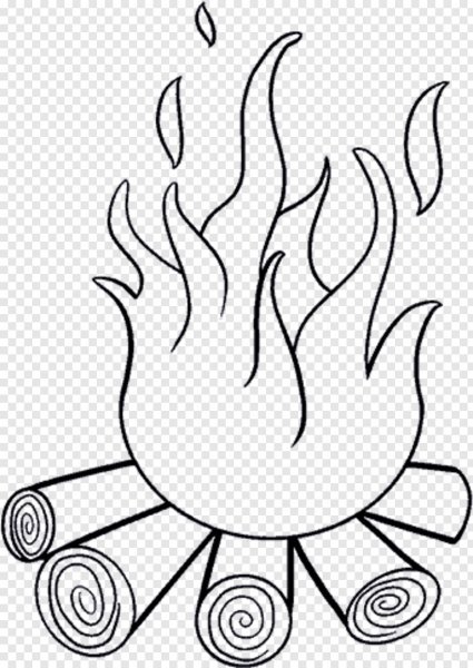 Костер рисунок 1 класс