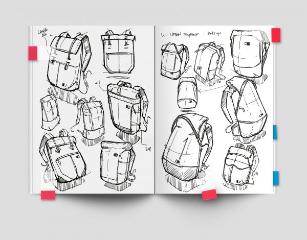 Рюкзак скетч