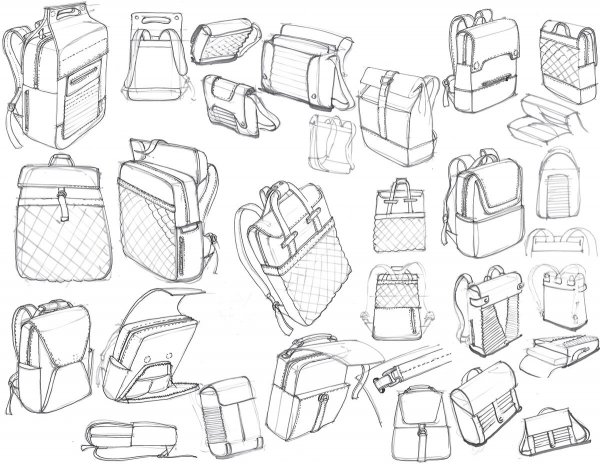 Рюкзак скетч