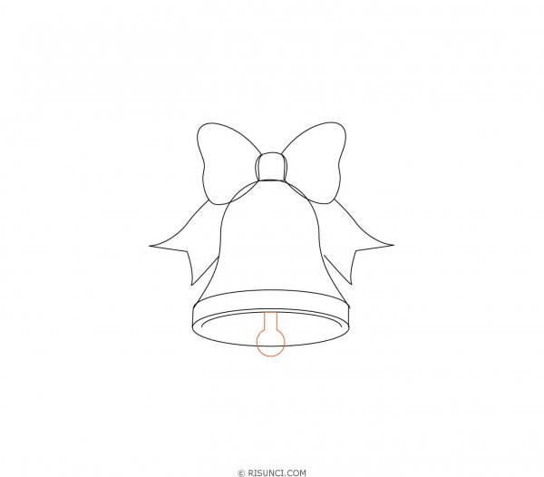 Колокольчик карандашом