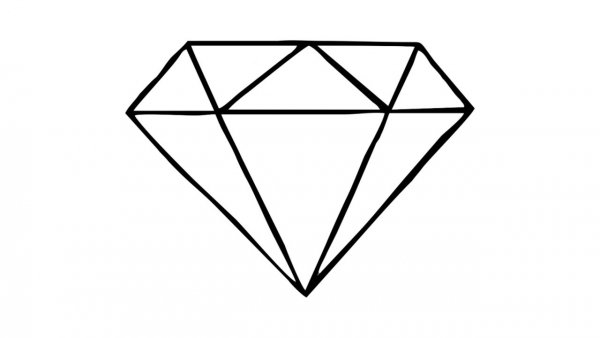 Бриллиант раскраска