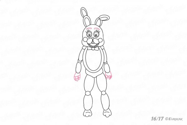 Бонни карандашом