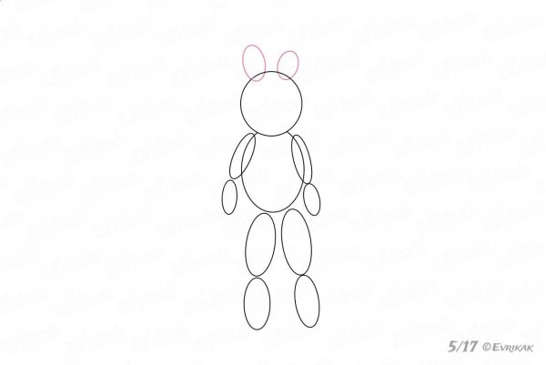 Бони поэтапное рисование