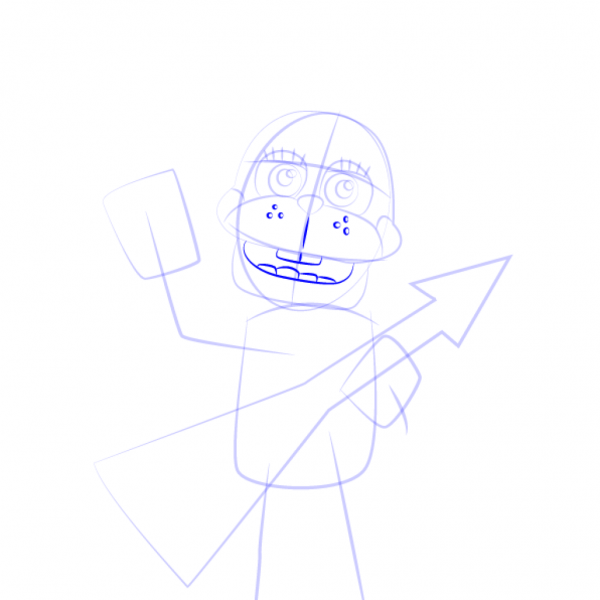 Бони рисунок пошагово